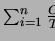 $\sum_{i=1}^{n}\frac{C_i}{T_i}$